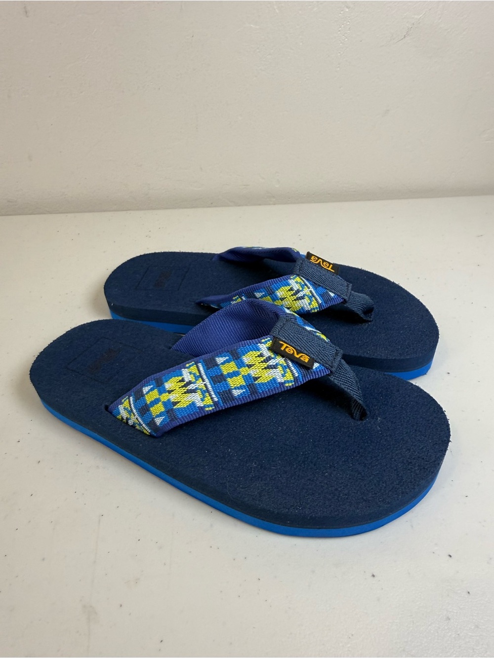 Teva kids blue sandals size 13